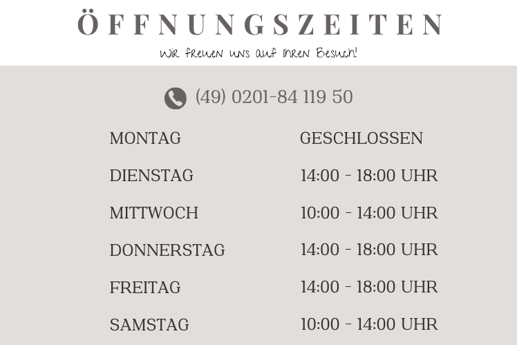 Öffnungszeiten